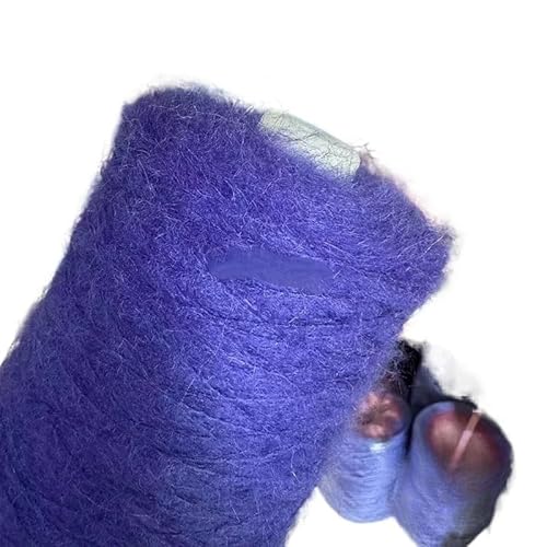 250 g feiner Mohair-Wollfaden for Basteln – weiches, hautfreundliches Garn for Häkeln von Tüchern, Schals und Pullovern(Lce grey) von LiuliuBull