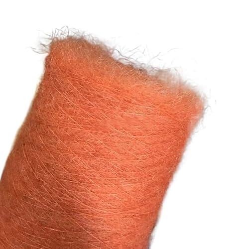250 g feiner Mohair-Wollfaden for Basteln – weiches, hautfreundliches Garn for Häkeln von Tüchern, Schals und Pullovern(Light Cyan) von LiuliuBull