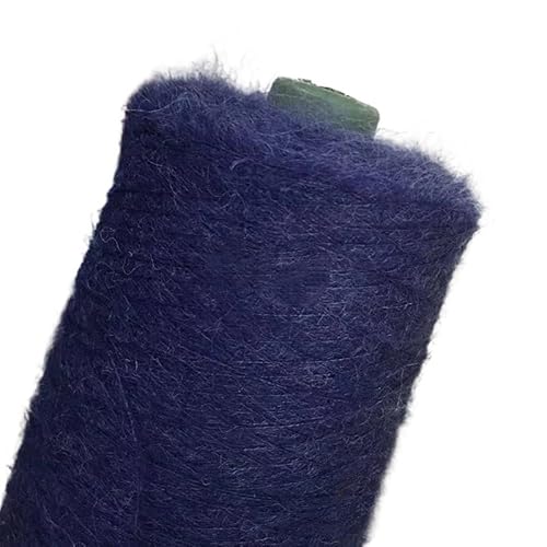250 g feiner Mohair-Wollfaden for Basteln – weiches, hautfreundliches Garn for Häkeln von Tüchern, Schals und Pullovern(Plum) von LiuliuBull