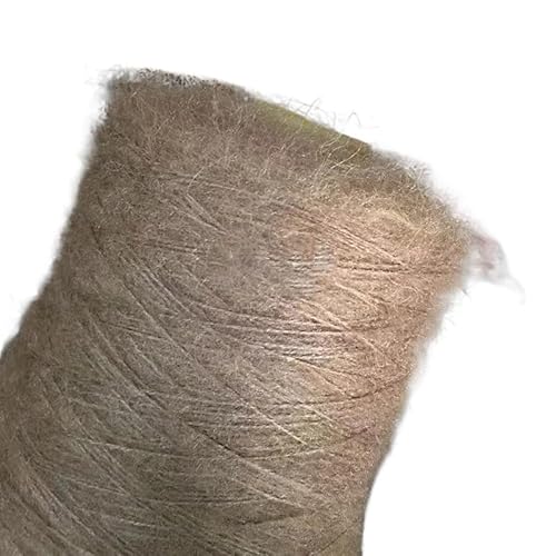 250 g feiner Mohair-Wollfaden for Basteln – weiches, hautfreundliches Garn for Häkeln von Tüchern, Schals und Pullovern(Rose Gold) von LiuliuBull