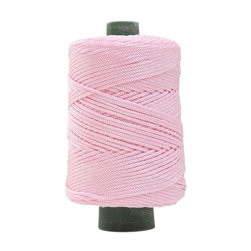 250 g merzerisierter Baumwoll-Hanffaden – Eisseidengarn for handgewebte Hüte, Schuhe, Taschen und Tassenmatten – buntes Bastelmaterial aus Wolle for Selbermachen(05whitepowder) von LiuliuBull