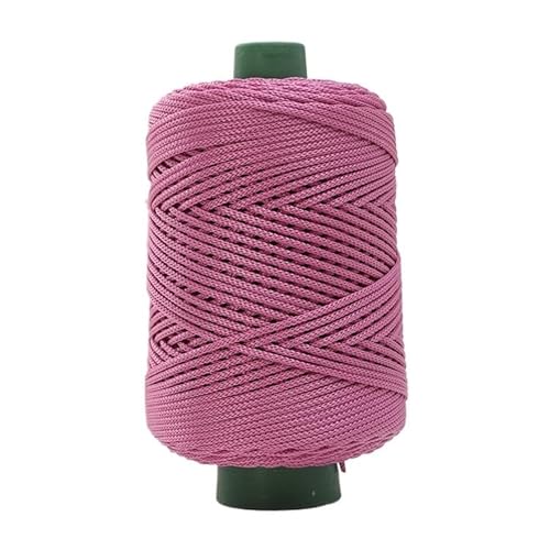 250 g merzerisierter Baumwoll-Hanffaden – Eisseidengarn for handgewebte Hüte, Schuhe, Taschen und Tassenmatten – buntes Bastelmaterial aus Wolle for Selbermachen(11rubberpowder) von LiuliuBull