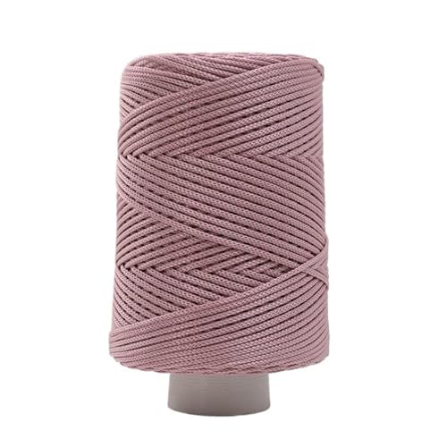 250 g merzerisierter Baumwoll-Hanffaden – Eisseidengarn for handgewebte Hüte, Schuhe, Taschen und Tassenmatten – buntes Bastelmaterial aus Wolle for Selbermachen(12beanpastepowder) von LiuliuBull