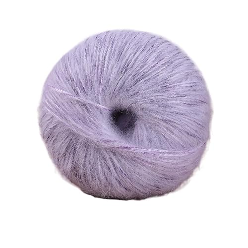 300 g Alpaka-Mohair-Garn mit Farbverlauf – perfekt for Stricken von Pullovern, Tüchern, Jacken, Mützen und Schals(Deep Purple) von LiuliuBull