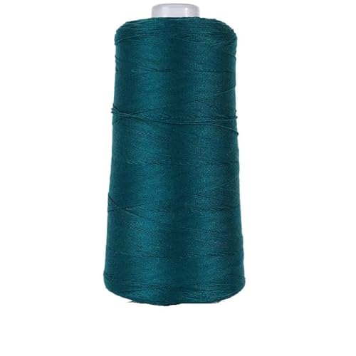 300 g Maulbeerseiden-Floss, handgewebt, gehäkelter Kurzarmrock – hautfreundliche, drapierte Wolle for ultimativen Komfort(Peacockblue) von LiuliuBull