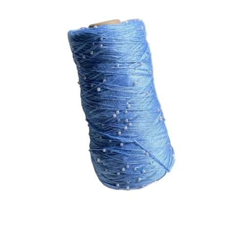 350 g 6 Stränge merzerisiertes Perlen-Baumwollgarn for Häkeln, Perlensticken und Handweben – feines Wollgarn(Blue) von LiuliuBull