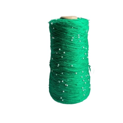 350 g 6 Stränge merzerisiertes Perlen-Baumwollgarn for Häkeln, Perlensticken und Handweben – feines Wollgarn(Forestgreen) von LiuliuBull