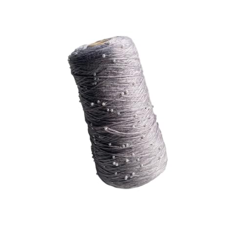 350 g 6 Stränge merzerisiertes Perlen-Baumwollgarn for Häkeln, Perlensticken und Handweben – feines Wollgarn(Grey) von LiuliuBull