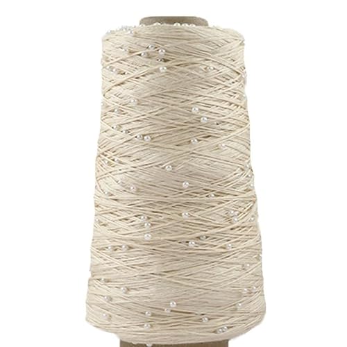 4 * 50g/Knäuel = 200 Gramm Sommer mercerisiertes Baumwollgarn Perlenperlengarn DIY handgewebte Stoffpuppen-Strickwolldecke (Color : Burgundy) von LiuliuBull