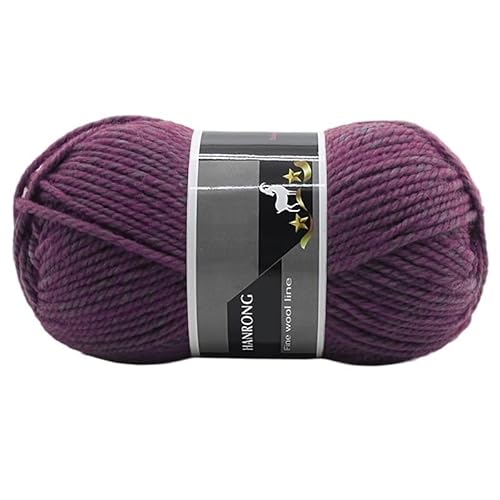 400 g dickes Alpaka-Wollgarn for Handstricken – ideal for Schals, Mützen, Pullover und Mäntel(Lotus Root Lotus) von LiuliuBull