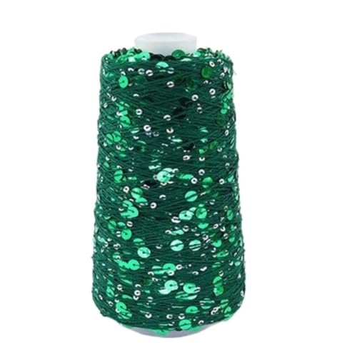 470 g Baumwollgarn for Handstricken – 3 mm und 6 mm reine Baumwolle mit glitzernden Perlen for selbstgemachte Wollpullover, Mützen, Schals und Häkelprojekte(Color 10) von LiuliuBull