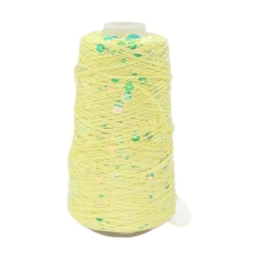 470 g Baumwollgarn for Handstricken – 3 mm und 6 mm reine Baumwolle mit glitzernden Perlen for selbstgemachte Wollpullover, Mützen, Schals und Häkelprojekte(Color 12) von LiuliuBull