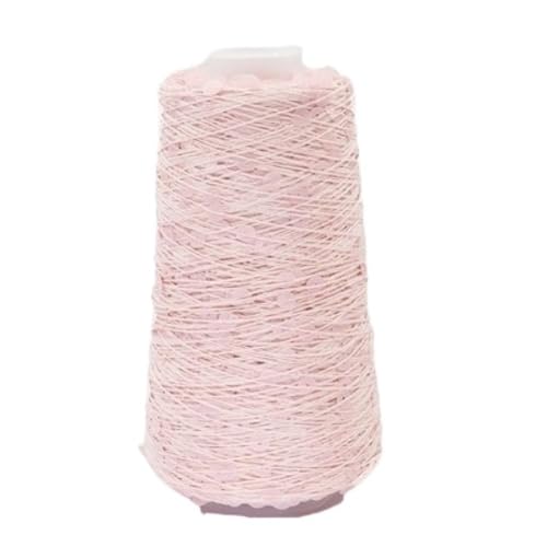 470 g Baumwollgarn for Handstricken – 3 mm und 6 mm reine Baumwolle mit glitzernden Perlen for selbstgemachte Wollpullover, Mützen, Schals und Häkelprojekte(Color 14) von LiuliuBull