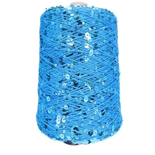 470 g Baumwollgarn for Handstricken – 3 mm und 6 mm reine Baumwolle mit glitzernden Perlen for selbstgemachte Wollpullover, Mützen, Schals und Häkelprojekte(Color 33) von LiuliuBull