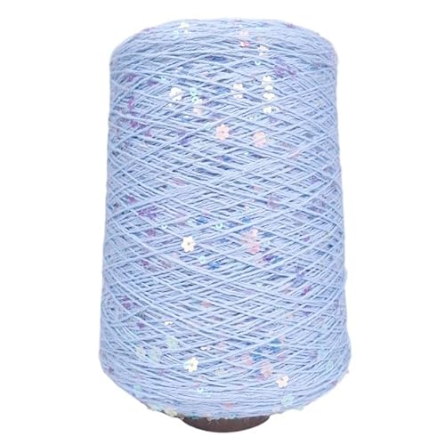470 g Baumwollgarn for Handstricken – 3 mm und 6 mm reine Baumwolle mit glitzernden Perlen for selbstgemachte Wollpullover, Mützen, Schals und Häkelprojekte(Color 35) von LiuliuBull