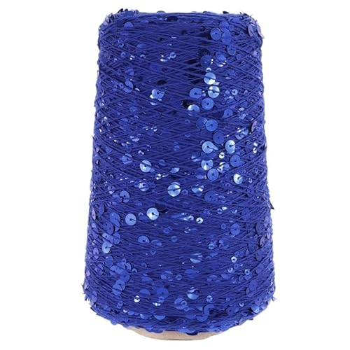 470 g Baumwollgarn for Handstricken – 3 mm und 6 mm reine Baumwolle mit glitzernden Perlen for selbstgemachte Wollpullover, Mützen, Schals und Häkelprojekte(Color 65) von LiuliuBull
