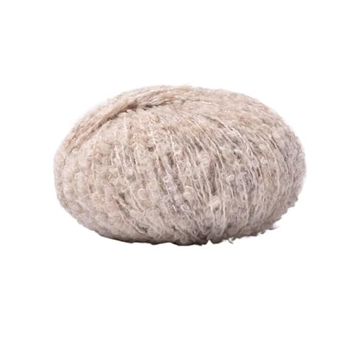 50 g Alpaka-Wollschlingengarn for DIY-Projekte – weiches Teddy-Rollgarn for Handstricken und Weben von Schals(04color) von LiuliuBull