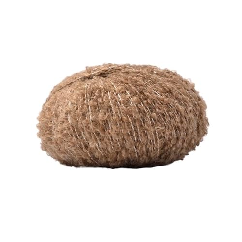50 g Alpaka-Wollschlingengarn for DIY-Projekte – weiches Teddy-Rollgarn for Handstricken und Weben von Schals(06color) von LiuliuBull