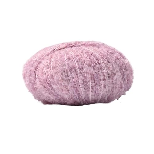 50 g Alpaka-Wollschlingengarn for DIY-Projekte – weiches Teddy-Rollgarn for Handstricken und Weben von Schals(08color) von LiuliuBull
