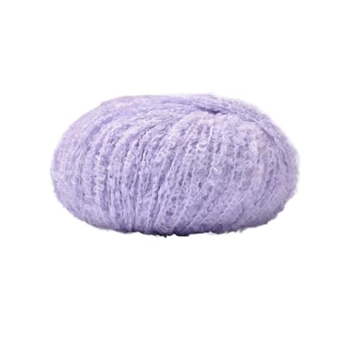 50 g Alpaka-Wollschlingengarn for DIY-Projekte – weiches Teddy-Rollgarn for Handstricken und Weben von Schals(09color) von LiuliuBull