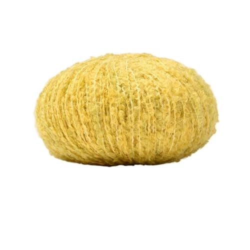 50 g Alpaka-Wollschlingengarn for DIY-Projekte – weiches Teddy-Rollgarn for Handstricken und Weben von Schals(34color) von LiuliuBull