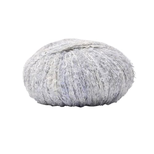 50 g Alpaka-Wollschlingengarn for DIY-Projekte – weiches Teddy-Rollgarn for Handstricken und Weben von Schals(35color) von LiuliuBull