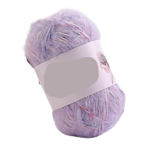 50 g Mohair-Sektion, gefärbte feine Wolle, weiche, hautfreundliche, handgestrickte Wolle, DIY-Schal, Mütze, Pullover, allmähliches Wechseln des Mantels(Mz06) von LiuliuBull
