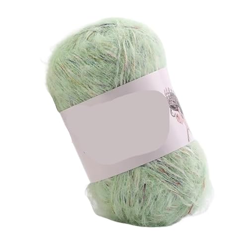 50 g Mohair-Sektion, gefärbte feine Wolle, weiche, hautfreundliche, handgestrickte Wolle, DIY-Schal, Mütze, Pullover, allmähliches Wechseln des Mantels(Mz08) von LiuliuBull