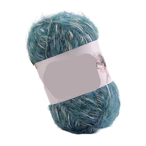50 g Mohair-Sektion, gefärbte feine Wolle, weiche, hautfreundliche, handgestrickte Wolle, DIY-Schal, Mütze, Pullover, allmähliches Wechseln des Mantels(Mz11) von LiuliuBull
