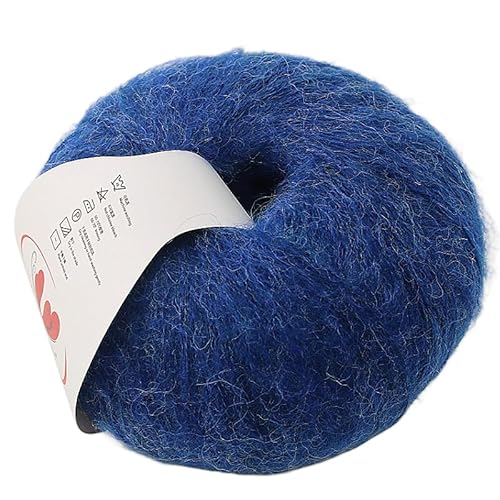 50 g Mohairgarn aus mittelschwerer Wolle – ausgefallenes Strickgarn for selbstgemachte Pullover, Schals und Tücher(029color) von LiuliuBull