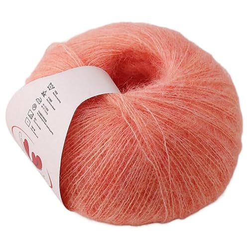 50 g Mohairgarn aus mittelschwerer Wolle – ausgefallenes Strickgarn for selbstgemachte Pullover, Schals und Tücher(032color) von LiuliuBull