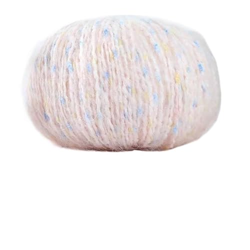 50 g farbiges Mohair-Alpaka-Wollgarn for Handstricken – ideal for Mützen, Schals und Pullover(012color) von LiuliuBull