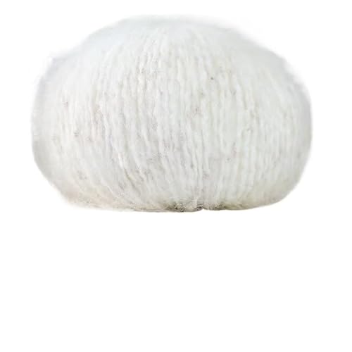 50 g farbiges Mohair-Alpaka-Wollgarn for Handstricken – ideal for Mützen, Schals und Pullover(02color) von LiuliuBull