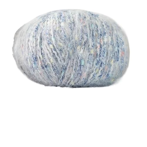 50 g farbiges Mohair-Alpaka-Wollgarn for Handstricken – ideal for Mützen, Schals und Pullover(03color) von LiuliuBull