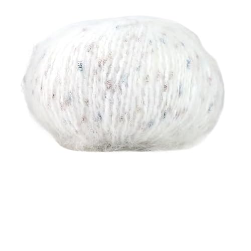 50 g farbiges Mohair-Alpaka-Wollgarn for Handstricken – ideal for Mützen, Schals und Pullover(04color) von LiuliuBull