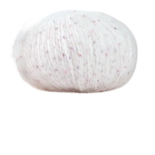 50 g farbiges Mohair-Alpaka-Wollgarn for Handstricken – ideal for Mützen, Schals und Pullover(09color) von LiuliuBull