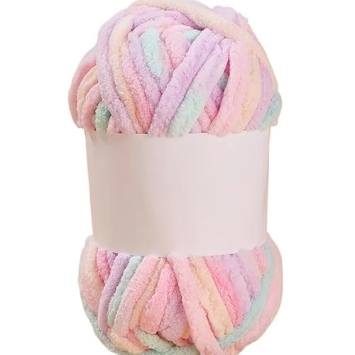 50 g grobes Ice Bar Arctic Velvet-Garn – handgewebtes dickes Wollhäkelgarn for selbstgemachte Schals, Mützen und Kleidung(Color13) von LiuliuBull