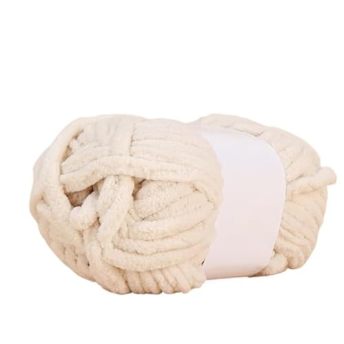 50 g grobes Ice Bar Arctic Velvet-Garn – handgewebtes dickes Wollhäkelgarn for selbstgemachte Schals, Mützen und Kleidung(Color3) von LiuliuBull