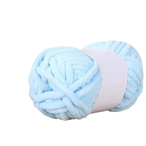 50 g grobes Ice Bar Arctic Velvet-Garn – handgewebtes dickes Wollhäkelgarn for selbstgemachte Schals, Mützen und Kleidung(Color5) von LiuliuBull