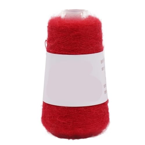 500 g, 6500 m, südafrikanisches Kid-Silk-Mohair-Garn – 55% Mohair for Handstricken dünner Pullover und for DIY-Projekte(64Color) von LiuliuBull