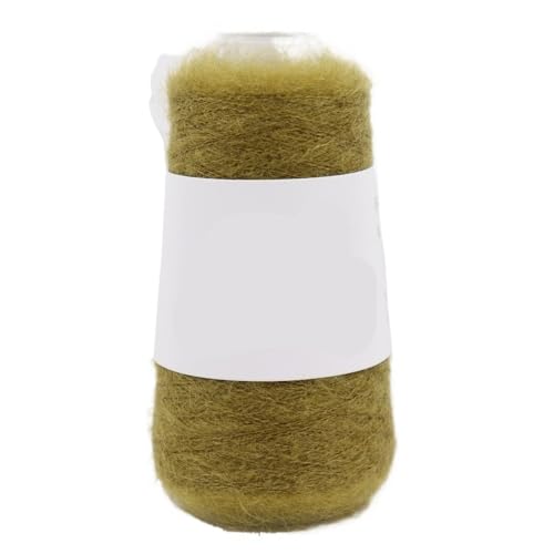 500 g, 6500 m, südafrikanisches Kid-Silk-Mohair-Garn – 55% Mohair for Handstricken dünner Pullover und for DIY-Projekte(81color) von LiuliuBull