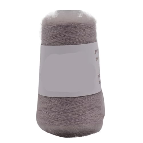 500 g, 6500 m, südafrikanisches Kid-Silk-Mohair-Garn – 55% Mohair for Handstricken dünner Pullover und for DIY-Projekte(Color10) von LiuliuBull