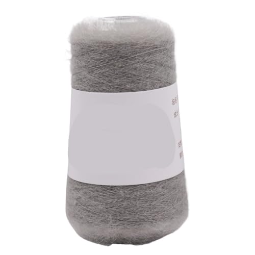 500 g, 6500 m, südafrikanisches Kid-Silk-Mohair-Garn – 55% Mohair for Handstricken dünner Pullover und for DIY-Projekte(Color12) von LiuliuBull