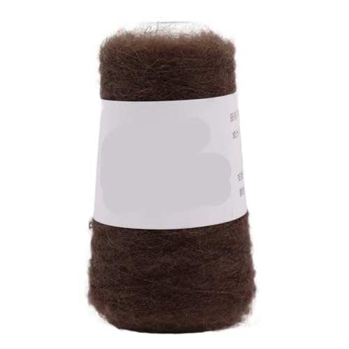 500 g, 6500 m, südafrikanisches Kid-Silk-Mohair-Garn – 55% Mohair for Handstricken dünner Pullover und for DIY-Projekte(Color16) von LiuliuBull