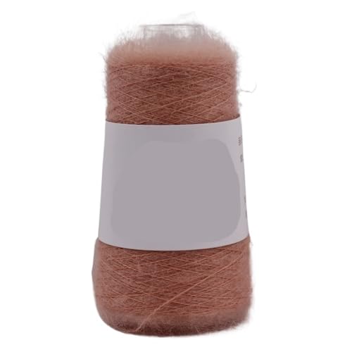 500 g, 6500 m, südafrikanisches Kid-Silk-Mohair-Garn – 55% Mohair for Handstricken dünner Pullover und for DIY-Projekte(Color21) von LiuliuBull