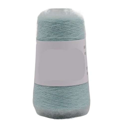 500 g, 6500 m, südafrikanisches Kid-Silk-Mohair-Garn – 55% Mohair for Handstricken dünner Pullover und for DIY-Projekte(Color23) von LiuliuBull