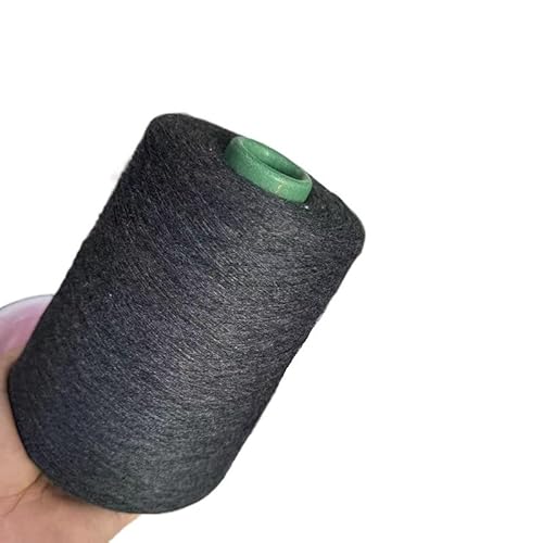 500 g Baumwollgarn for Stricken und Häkeln – ideal for handgefertigte Kleidung und Accessoires(Carbon ash) von LiuliuBull
