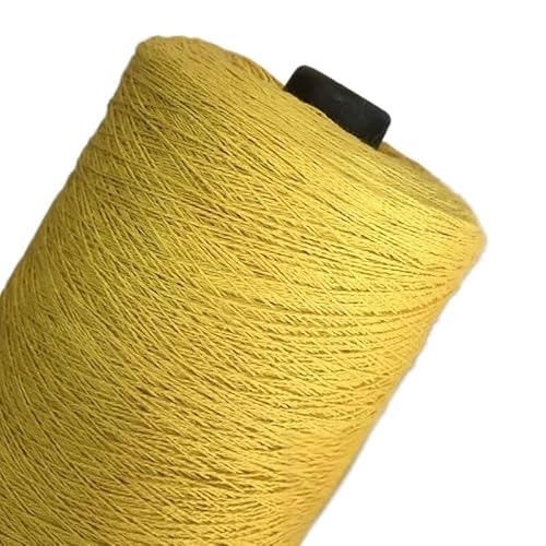 500 g Baumwollgarn for Stricken und Häkeln – ideal for handgefertigte Kleidung und Accessoires(Cauliflower yellow) von LiuliuBull