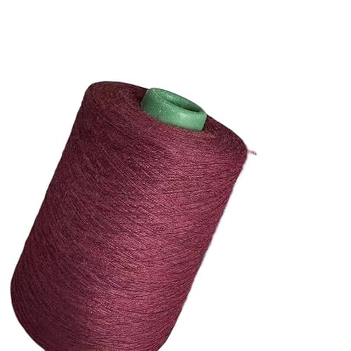500 g Baumwollgarn for Stricken und Häkeln – ideal for handgefertigte Kleidung und Accessoires(Flower wine red) von LiuliuBull