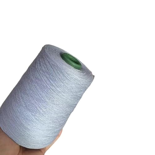 500 g Baumwollgarn for Stricken und Häkeln – ideal for handgefertigte Kleidung und Accessoires(Gray blue) von LiuliuBull